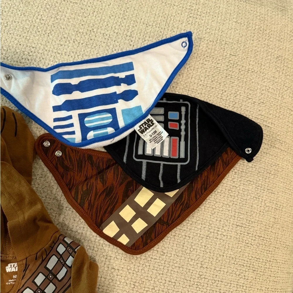 Star Wars Kids Bodysuits - Gray, Black, Brown